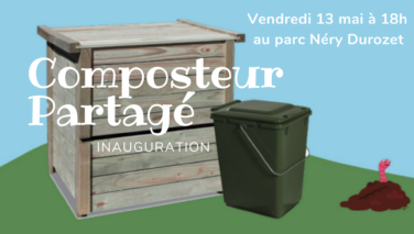 Inauguration du premier composteur partagé