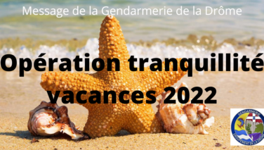 Opération tranquillité vacances 2022