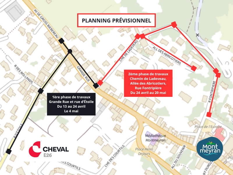 Rénovation de la chaussée - Montmeyran