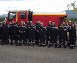 les pompiers de La Raye