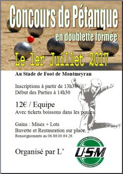 CONCOURS PETANQUE USM