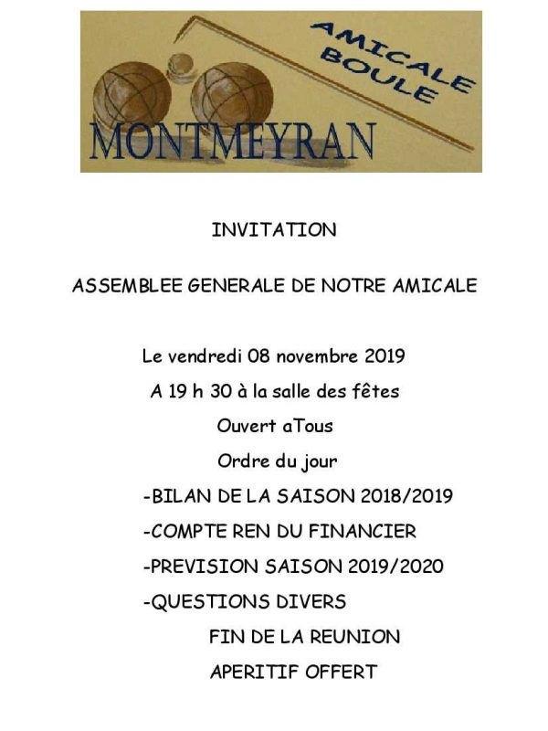 Affiche Assemblée Générale 08 nombre2019